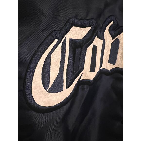 NFL Team Apparel Vintage Small Dallas Cowboys Button Front bomber varsity jacket - Picture 7 of 9